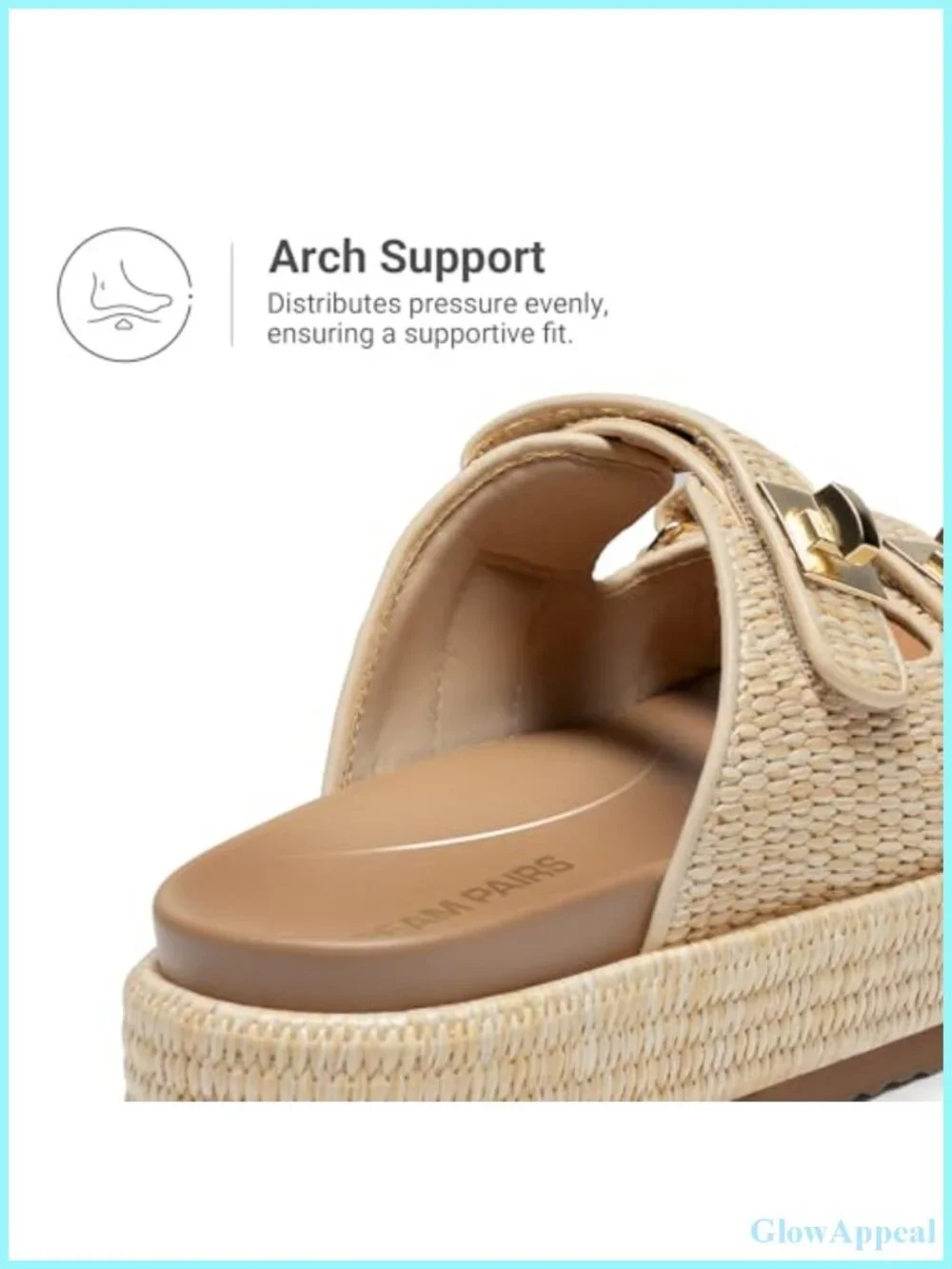 Women's Espadrilles Platform Wedge Sandals Slip-On Comfort
